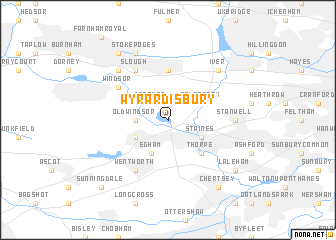 map of Wyrardisbury