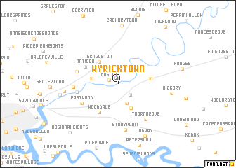 map of Wyricktown