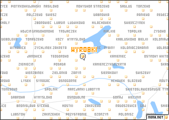 map of Wyrobki