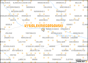 map of Wysiółek Niegardowski