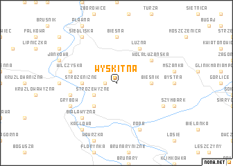map of Wyskitna
