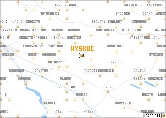 map of Wyskoć