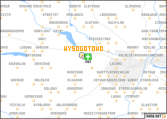 map of Wysogotowo