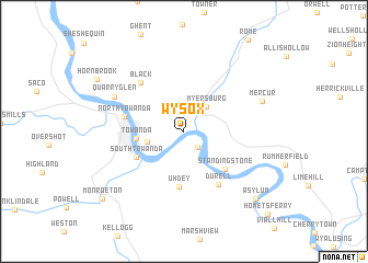 map of Wysox