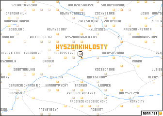 map of Wyszonki Włosty