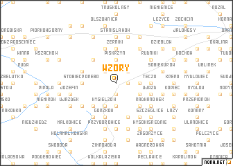 map of Wzory