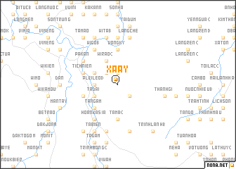 map of Xà Ây