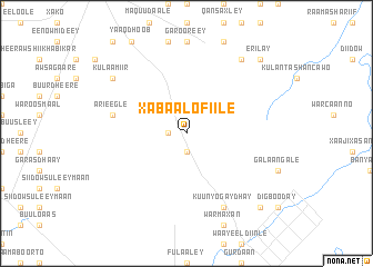 map of Xabaalo Fiile