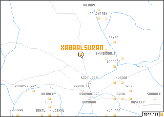 map of Xabaal Suran
