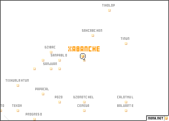 map of Xabanché