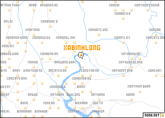 map of Xã Bình Long