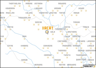 map of Xâ Cát