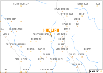 map of Xã Clian