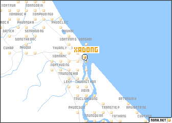 map of Xa Ðộng