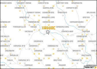 map of Xá Dược