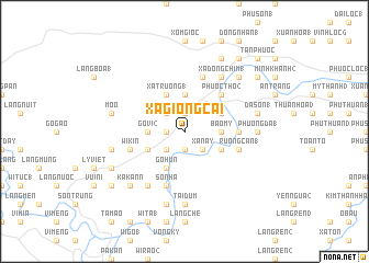 map of Xã Giồng Cái