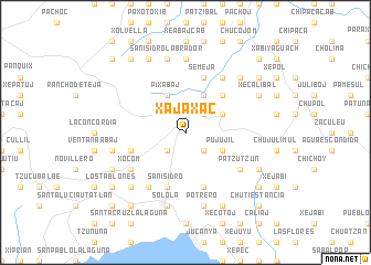 map of Xajaxac