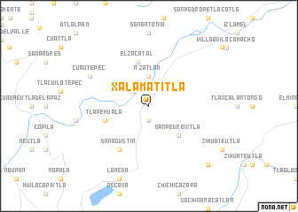 map of Xalamatitla