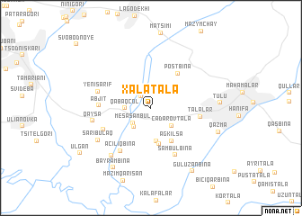 map of Xalatala