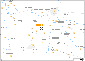 map of Xalidli