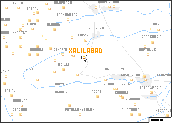 map of Xǝlilabad