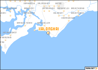 map of Xã Long Hải