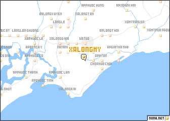 map of Xã Long Mỹ