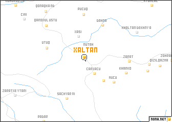 map of Xaltan
