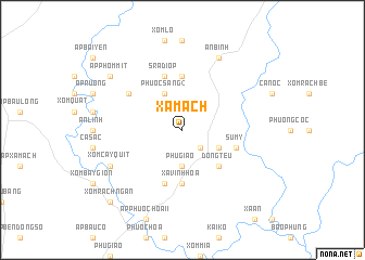 map of Xã Mách