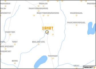 map of Xa Mát