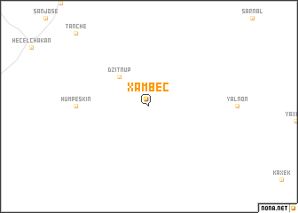 map of Xambec