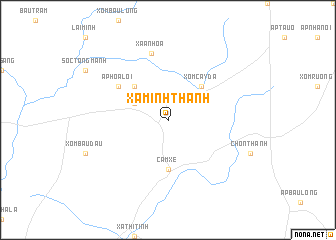 map of Xã Minh Thạnh