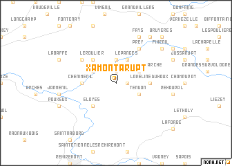 map of Xamontarupt