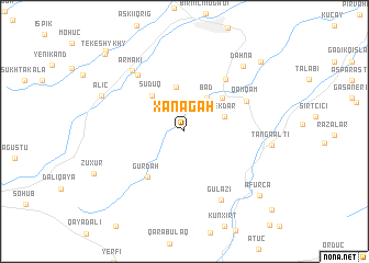 map of Xanagǝh