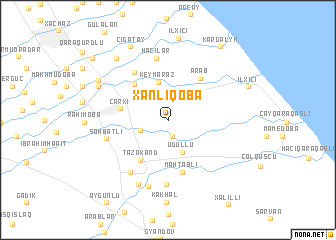 map of Xanlıqoba