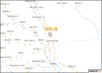 map of Xanlıq