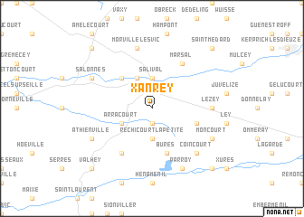 map of Xanrey