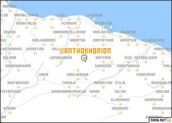 map of Xanthokhórion