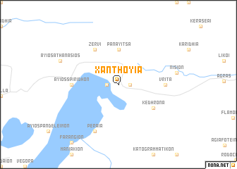 map of Xanthóyia