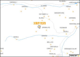 map of Xanyeri