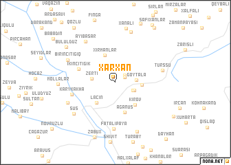 map of Xǝrxan