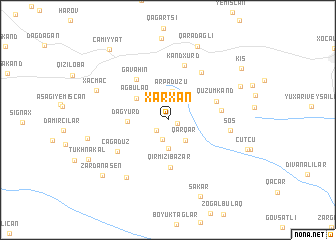 map of Xǝrxan