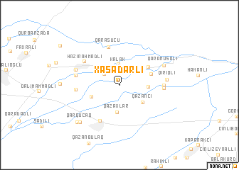 map of Xǝsǝdǝrli