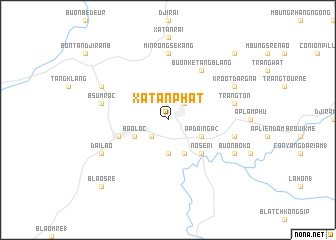 map of Xã Tân Phát