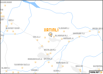 map of Xatınlı