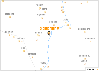 map of Xavanane