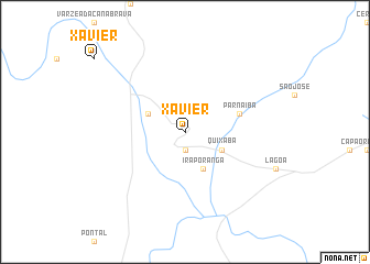 map of Xavier