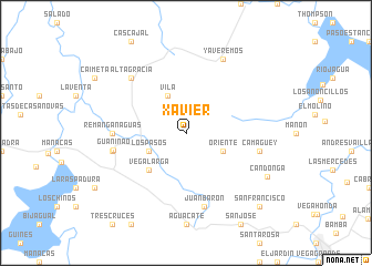 map of Xavier