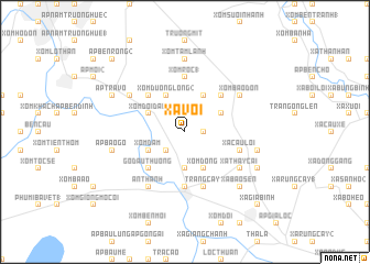 map of Xá Voi