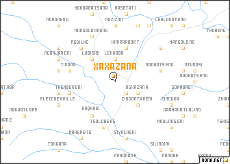 map of Xaxazana